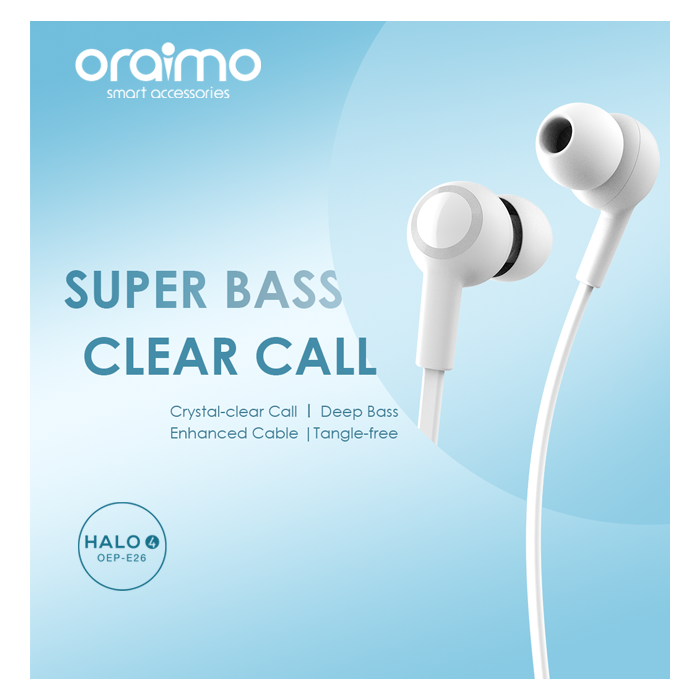 oraimo HALO 4 In-Ear Earphone with Mic