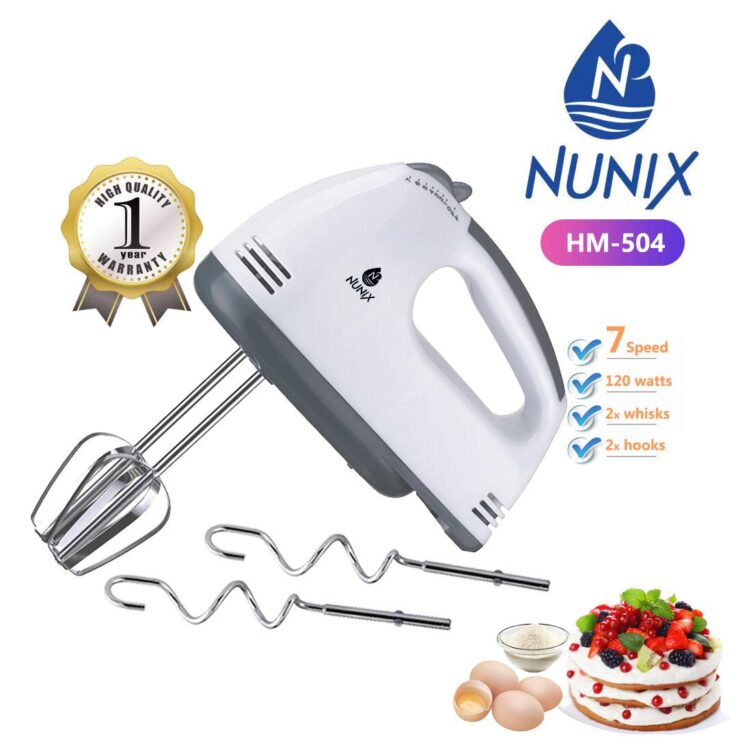 Nunix Speed Electric Hand Mixer HM-504