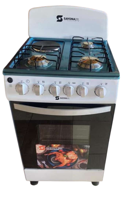 Sayona 3G+1E Cooker with gas oven