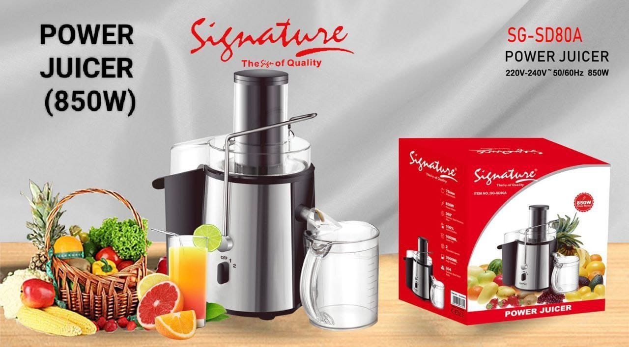 Signature 850W Electric Juicer SG-SD801