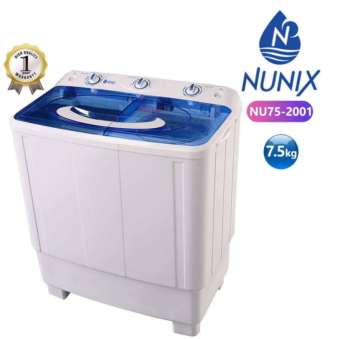 Nunix twintub washing machine NU75-2001