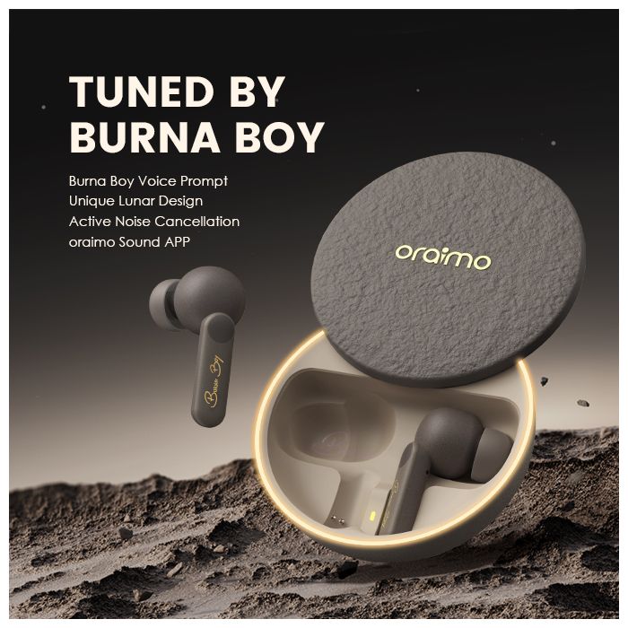 oraimo x Burna Boy SpacePods True Wireless Earbuds