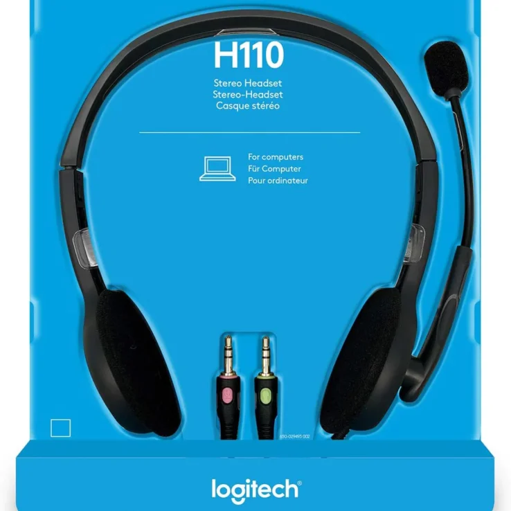 LOGITECH H110 - STEREO WIRED HEADSET