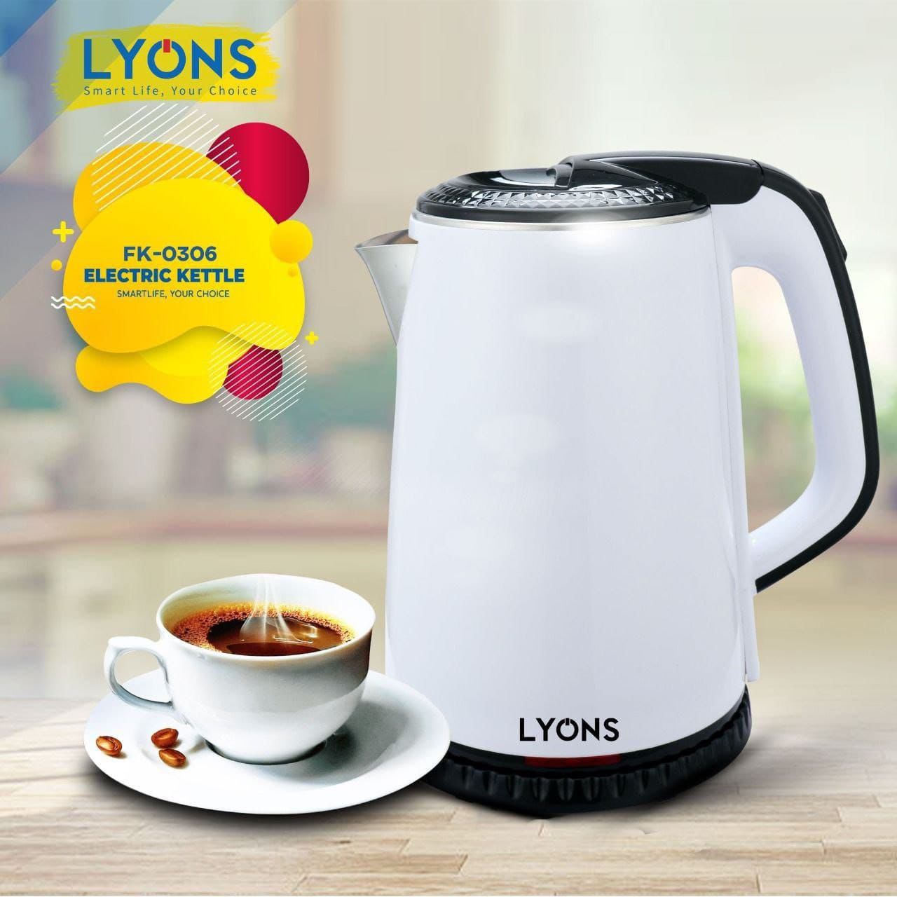 Lyons kettle plastic 1.8 litres