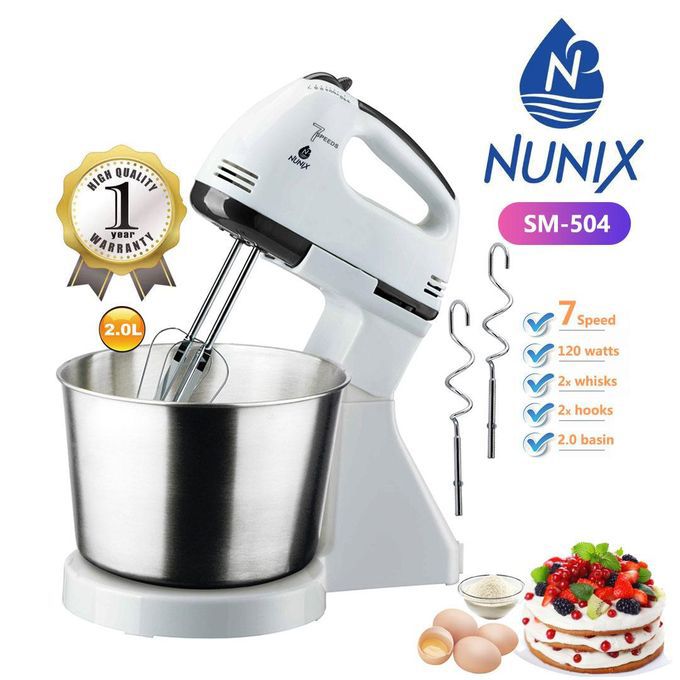 Nunix hand mixer with bowl