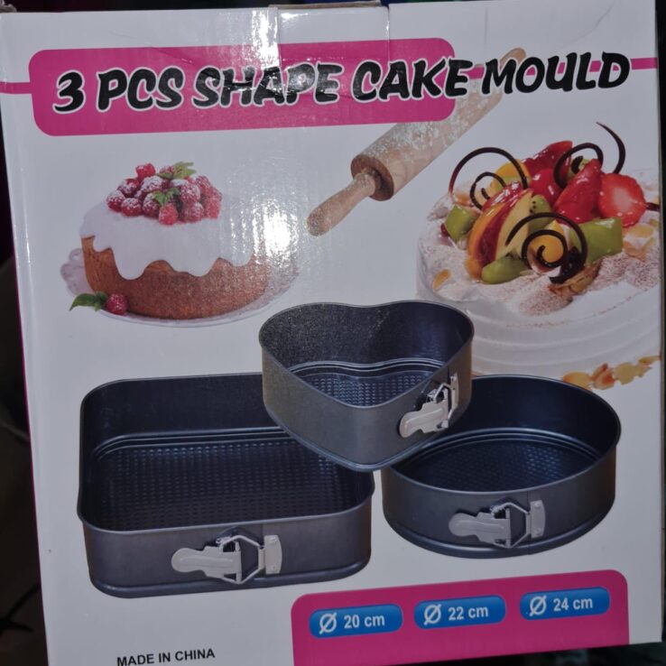 3 in 1 cake mould