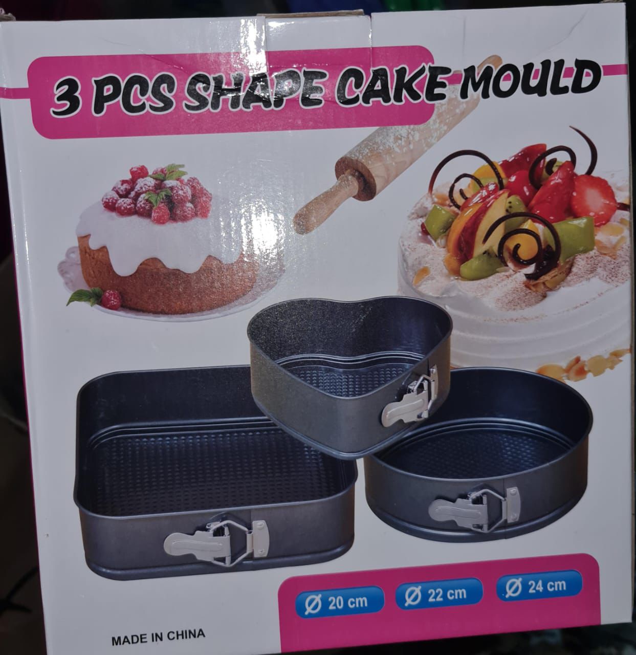 3 in 1 cake mould
