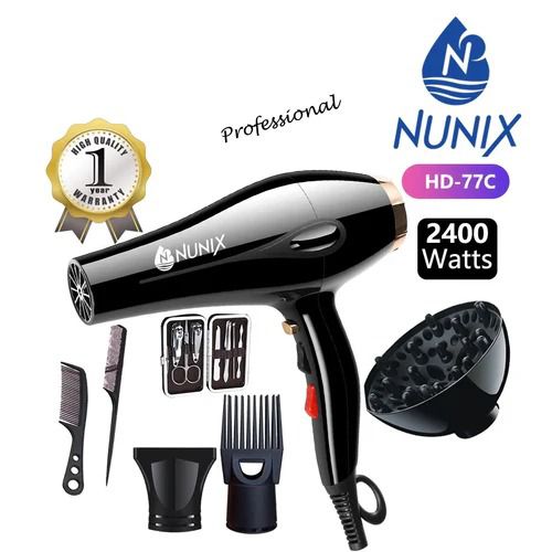 Nunix Commercial Blow Dry 2400w Black