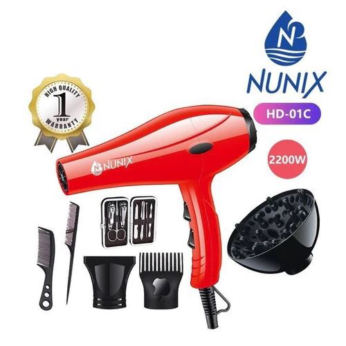 Nunix 2200w blow-dry with tool kit