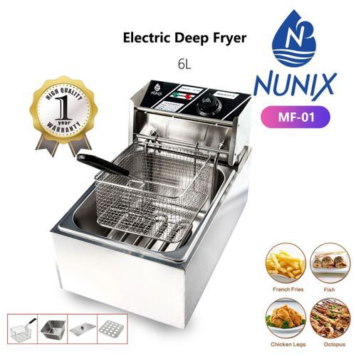 Nunix Single Deep Fryer Machine