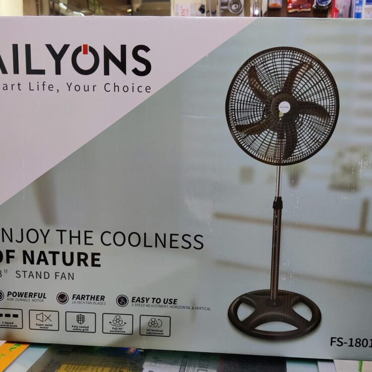 Ailyons 18-Inch Standing Fan