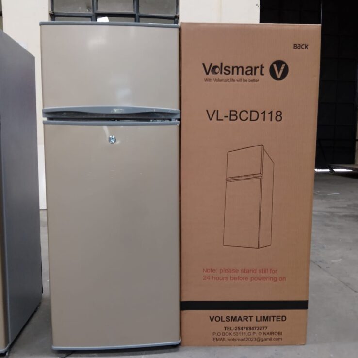 118L Volsmart Double Door Refrigerator
