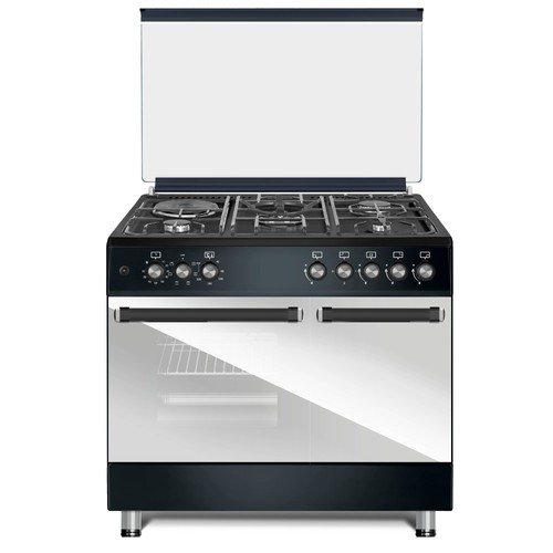 Mika MST9041WEG10PBF Gas Cooker with electric oven