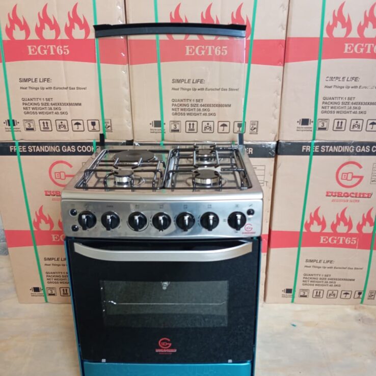 Eurochef 3 Gas 1 Electric Cooker 60x65