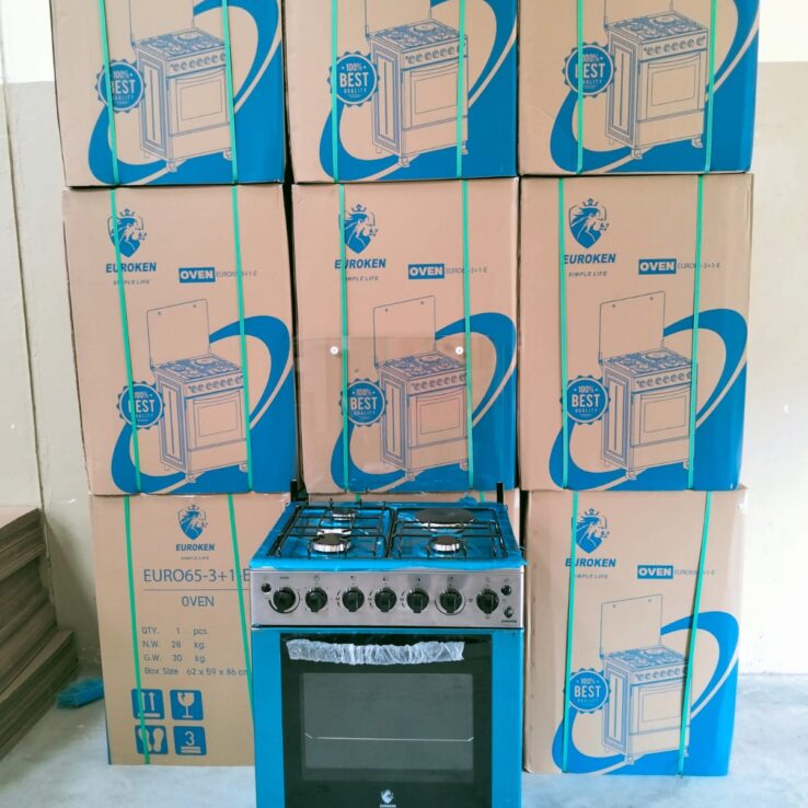 Euroken 60x65 3 Gas 1 Electric Cooker