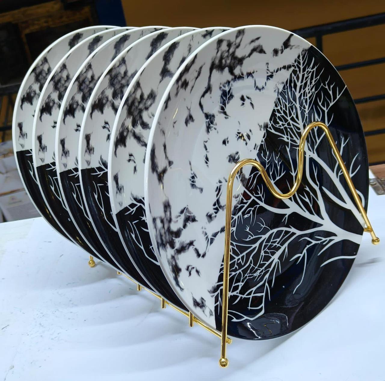 Tree Design Dinner Plates