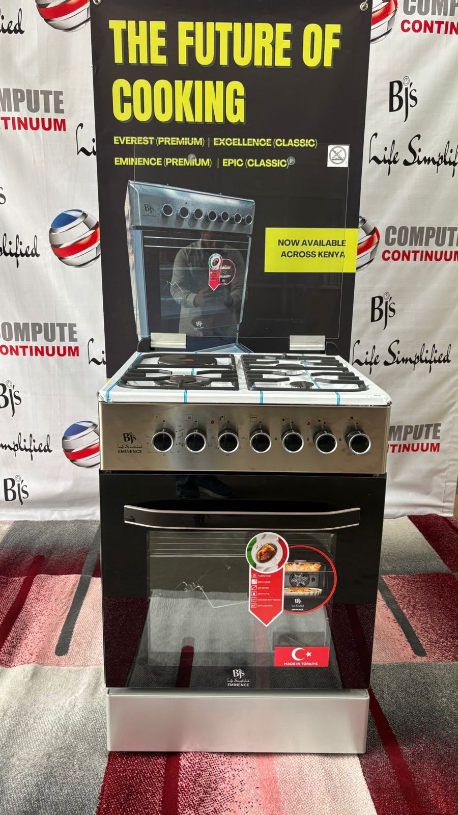 BJS Eminence 60x60 Cooker Inox